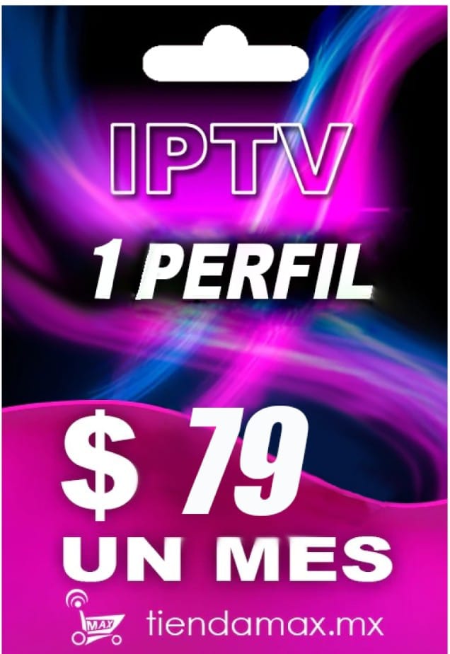 Ficha de 30 dias IPTV (1 perfil)