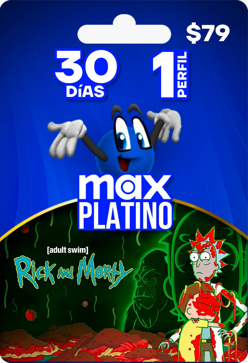 30 días Max Platino (1 perfil)