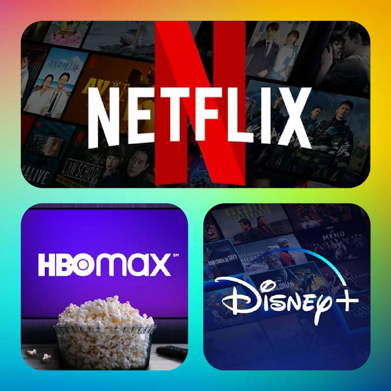 30 dias de Netflix + Disney + Hbo Max (1 perfil)