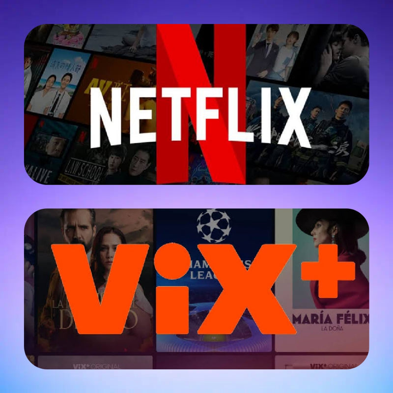 30 dias Netflix + Vix (1 perfil)