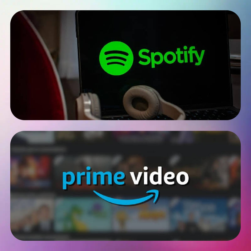 30 días de Spotify + Amazon prime (1 perfil)