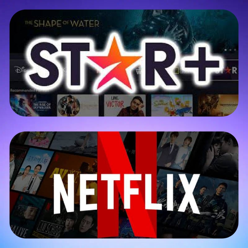 30 dias Netflix + Star (1 perfil)