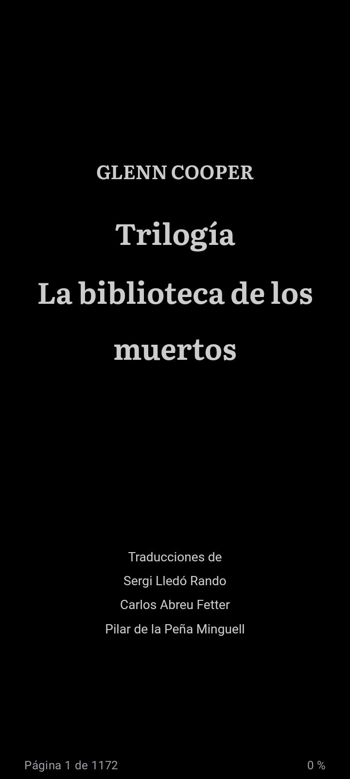 Trilogía La Biblioteca de los Muertos