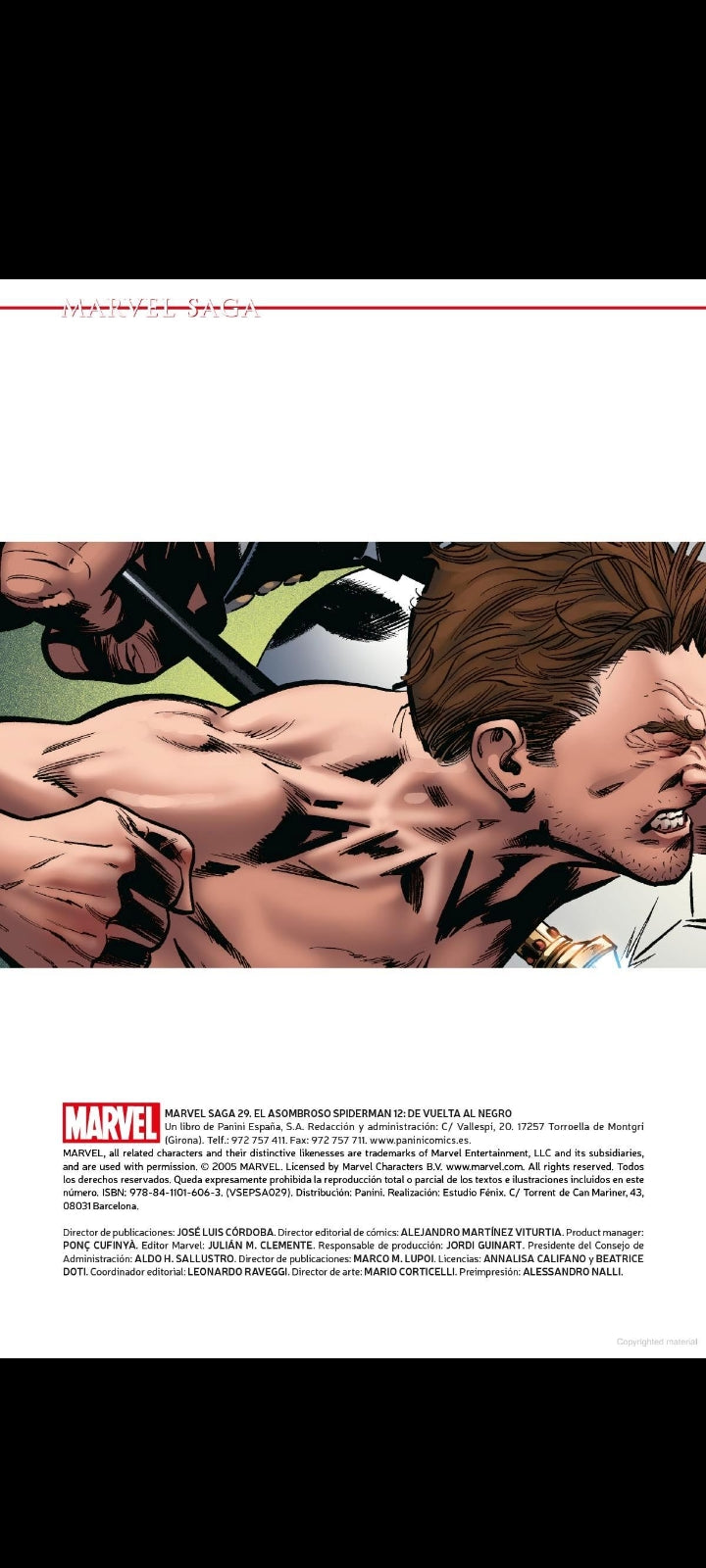 Marvel Saga-El Asombroso Spiderman 12-De vuelta al negro