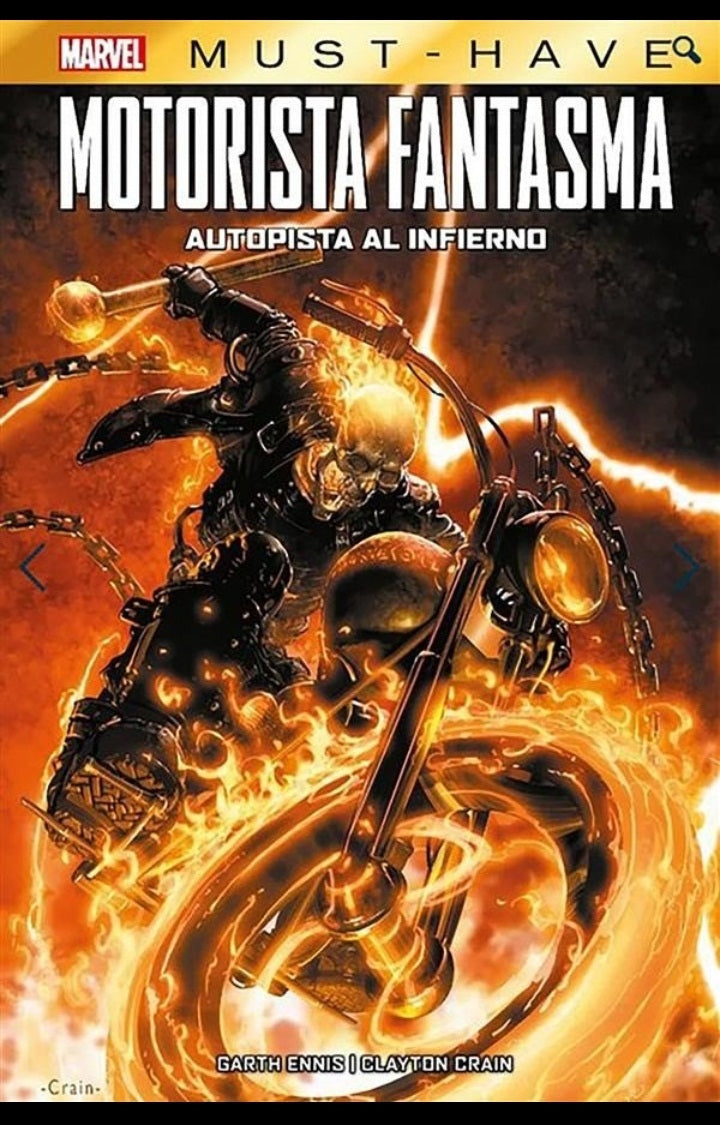 Marvel Must Have Motorista Fantasma. Autopista Al Infierno