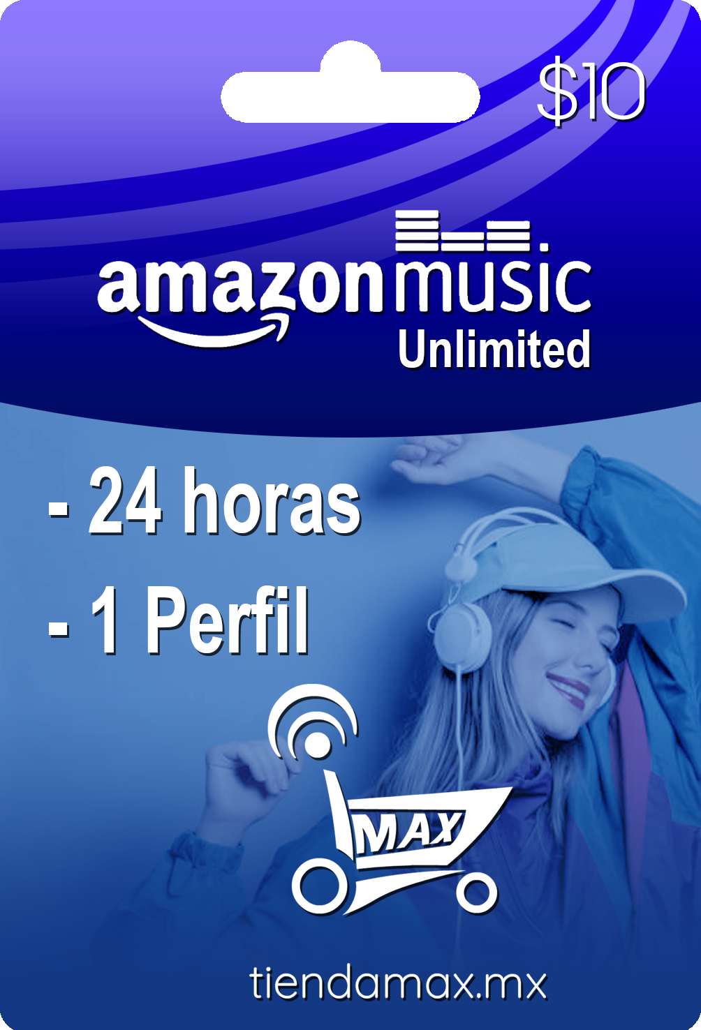 Ficha de 24 horas Amazon Music Unlimited