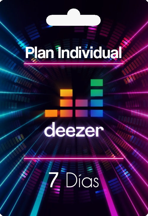 Suscripción a Deezer PREMIUM por 7 días