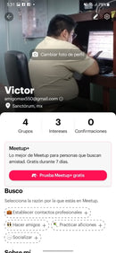 Meetup: Social Events & Groups Suscripción 30 días