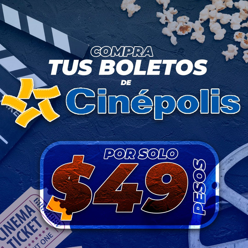 Boleto Cinepolis (sala tradicional)