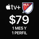 Apple TV + MLS $99 1 Mes y 1 Perfil