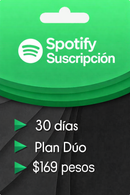 Suscripción a Spotify Plan Duo por 30 días