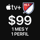 Apple TV + MLS $99 1 Mes y 1 Perfil