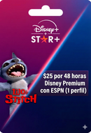 Ficha de 48 horas Disney Premium con ESPN (1 perfil)