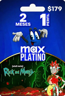 2 meses Max Platino (1 perfil)