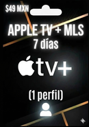 Ficha de 7 días Apple TV + MLS (1 perfil)