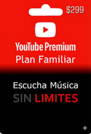 Renovación 30 dias Youtube (Plan familiar)