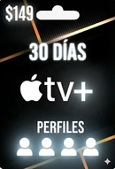 Ficha de 30 dias Apple tv + (4 perfiles)