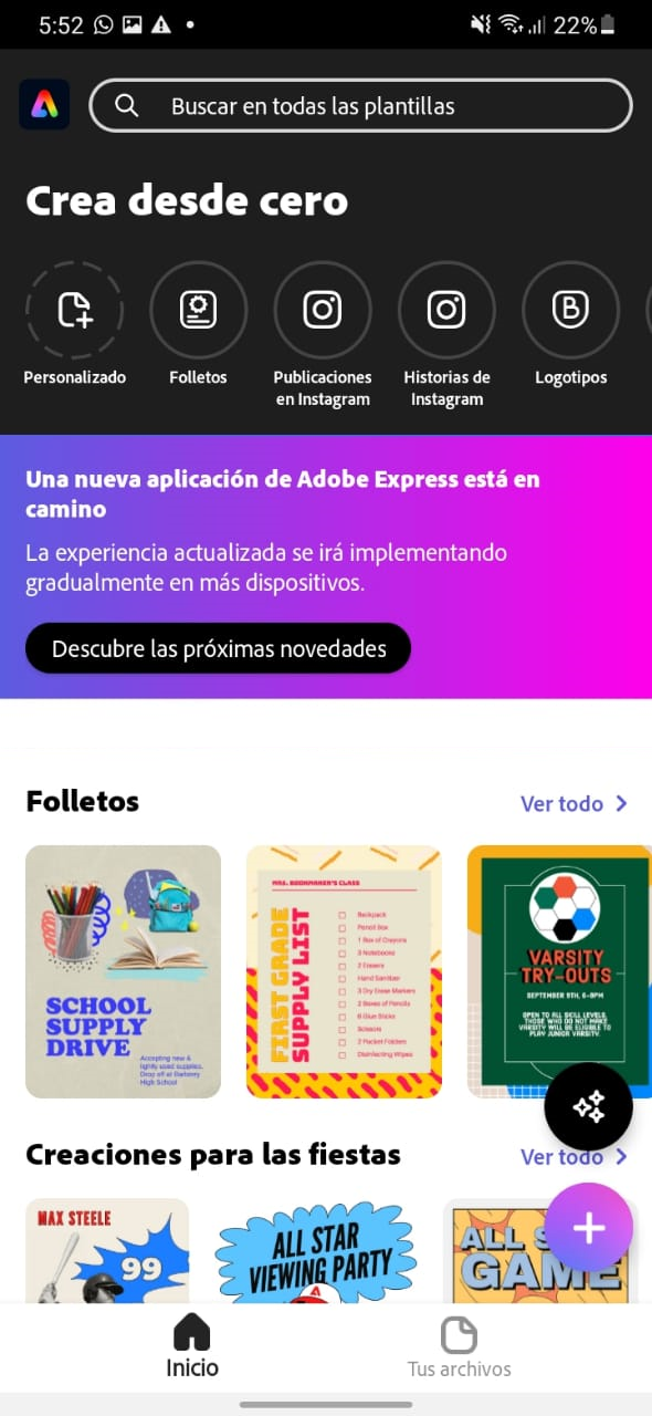 Adobe Express: Videos con IA - (30 días)