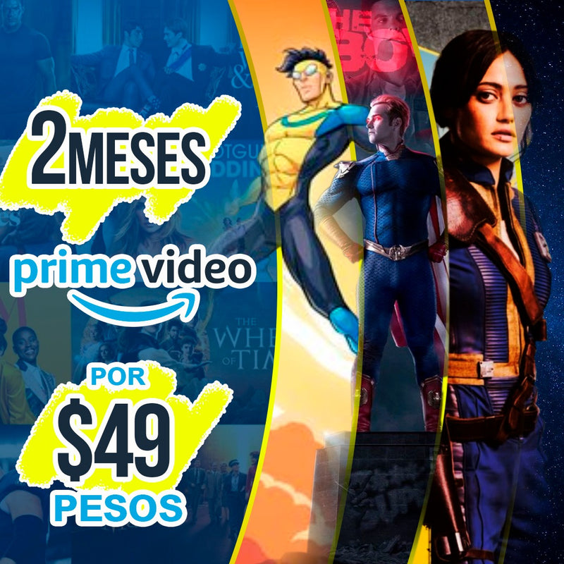 2 meses de Prime Video (1 perfil)