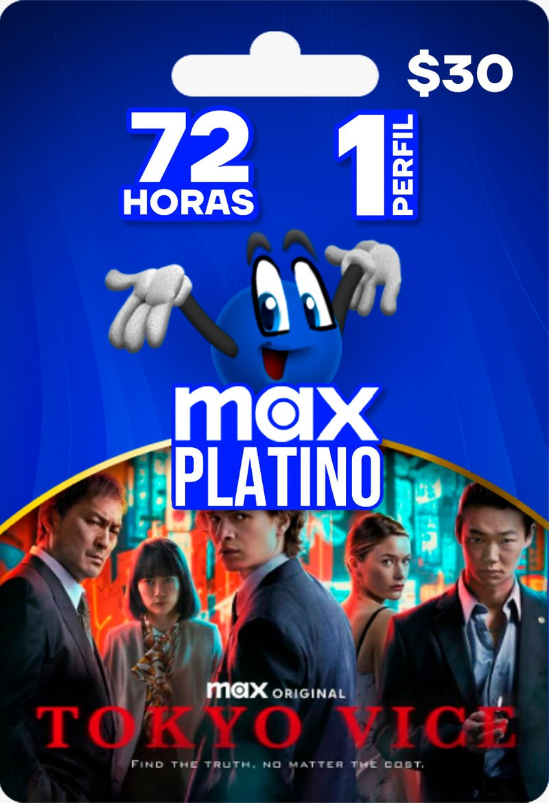 72 hrs Max Platino (1 perfil)