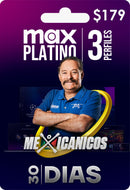30 días Max Platino (3 perfiles)