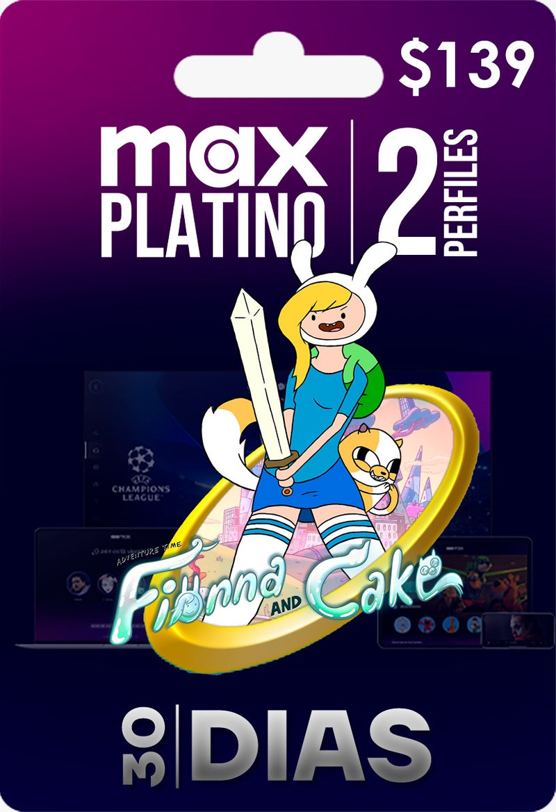 30 días Max platino (2 perfiles)