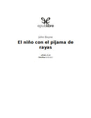 El niño con el pijama de rayas