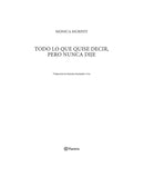 Todo lo que quise decir, pero nunca dije