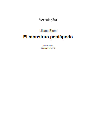 El monstruo pentápodo