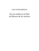 Eso no estaba en mi libro de historia de los Austrias