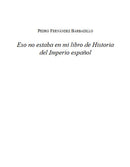 Eso no estaba en mi libro de Historia del Imperio español