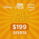 Oferton! Disney, MAX y Prime Video (primer mes)