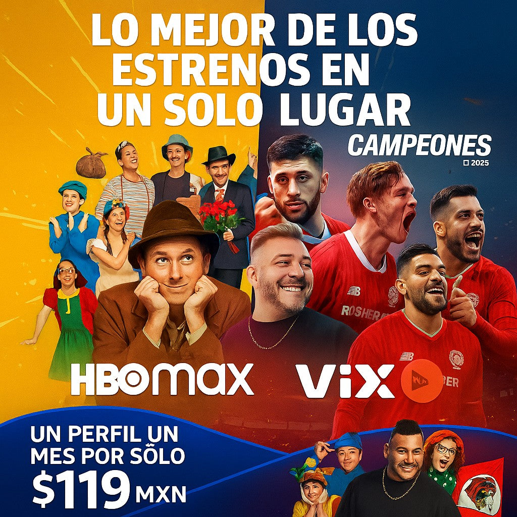 Combo Vix Plus + Hbo Max