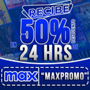 Cupón del 50% descuento