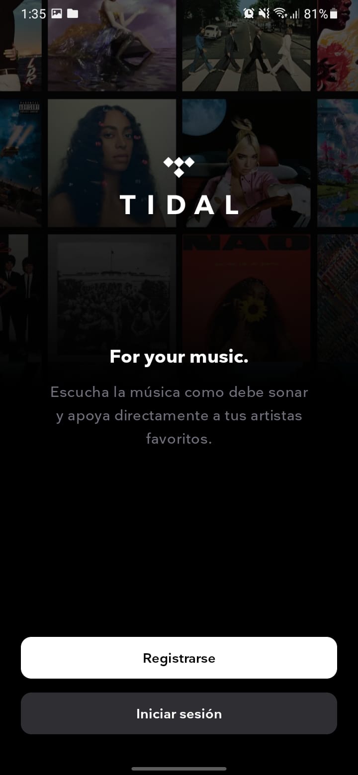 Suscripción a TIDAL durante 24 hrs por $10