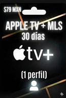 Ficha de 30 días Apple TV + MLS (1 perfil)