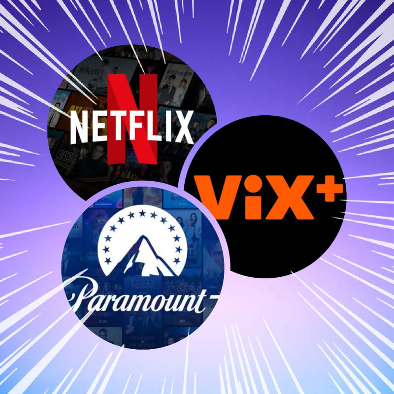 Combo Netflix+ Vix + Paramount