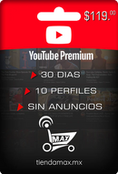 Ficha de 30 dias Youtube plan individual (Primer mes)