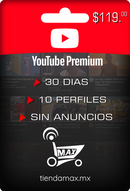 Ficha de 30 dias Youtube plan individual (Renovación)