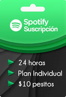 Suscripción a Spotify PREMIUM por 24 hrs