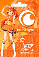 Ficha de 30 dias Crunchyroll (1 perfil)