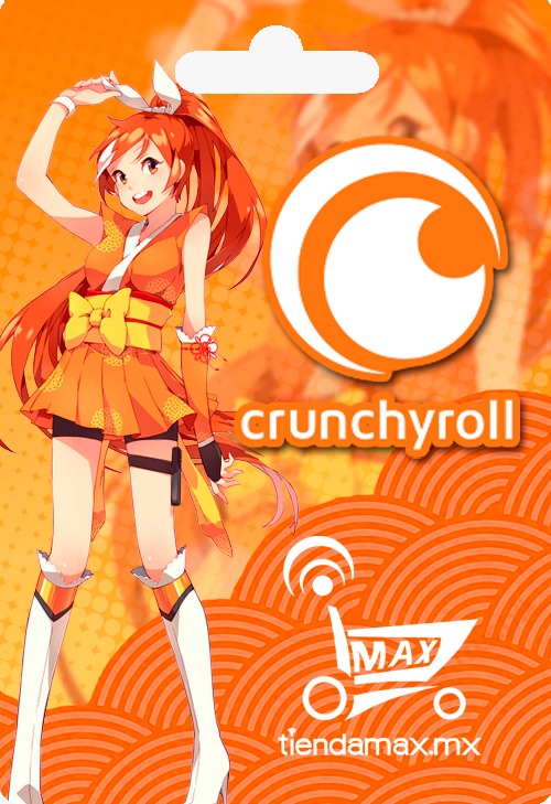 Ficha de 30 dias Crunchyroll (4 perfiles)