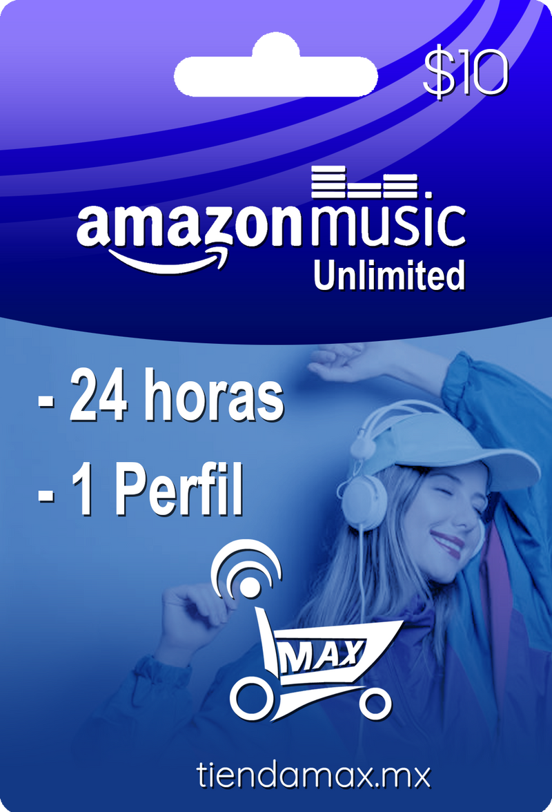 Ficha de 24 horas Amazon Music Unlimited