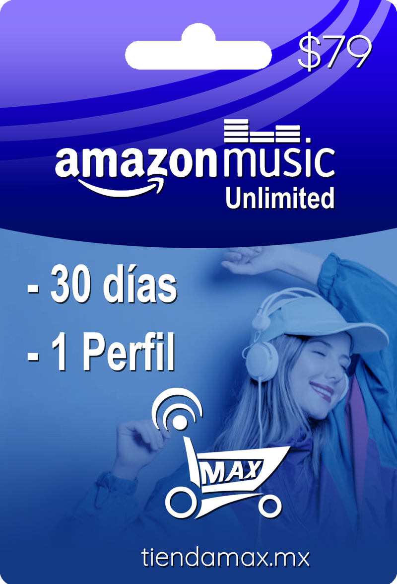 Ficha de 30 dias Amazon Music Unlimited