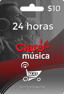 Ficha de 24 horas Claro Music (1 perfil)