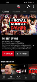 Suscripción para WWE por 30 días