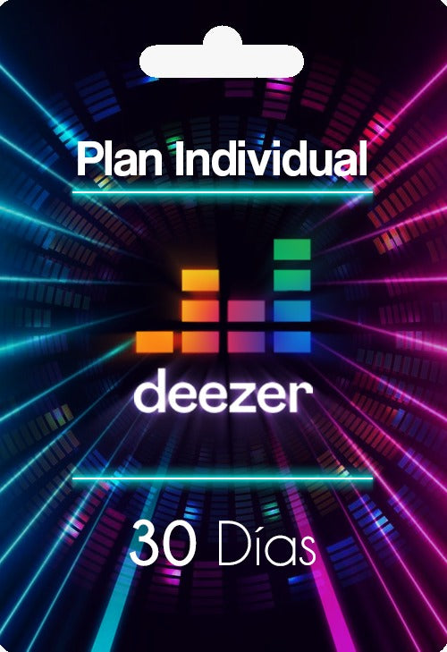 Suscripción a Deezer Plan PREMIUM por 30 días