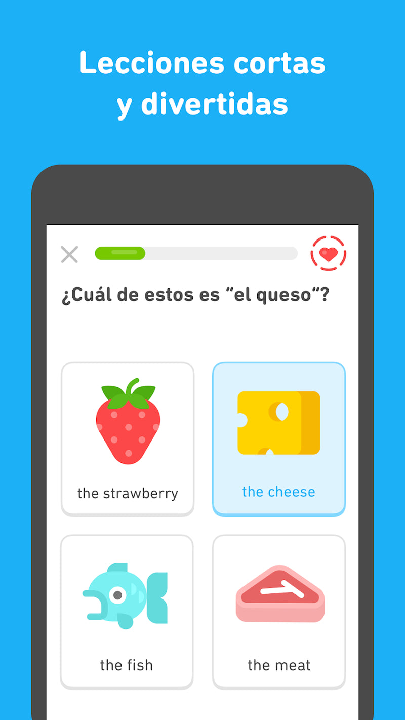 Suscripción a Duolingo por 1 mes (Individual)